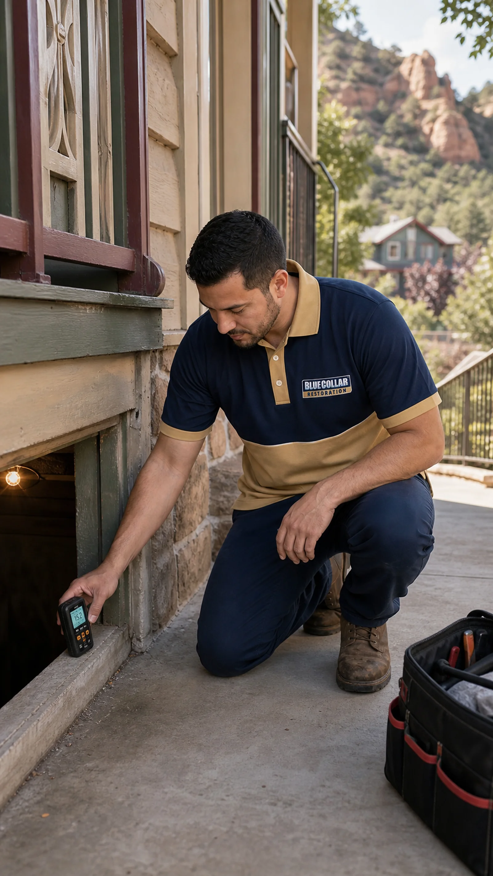 Blue Collar restoration service for Manitou Springs and Old Colorado City CO properties.