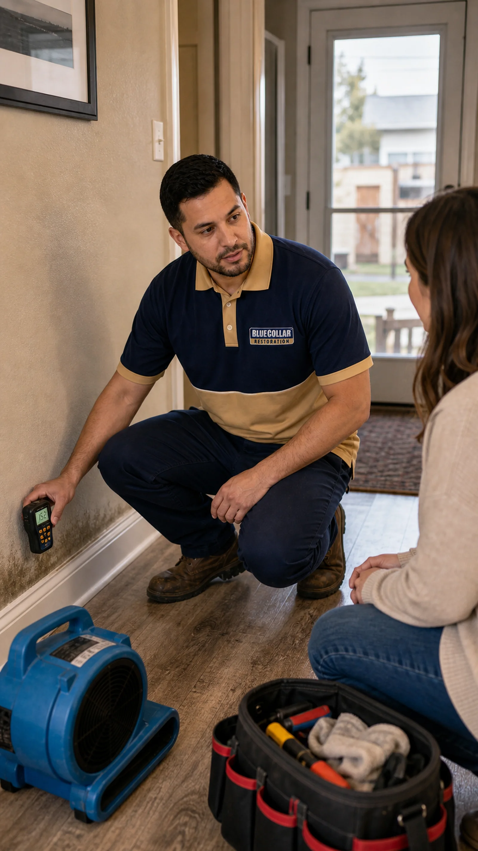 Blue Collar restoration crew serving Security-Widefield CO homes and rentals.